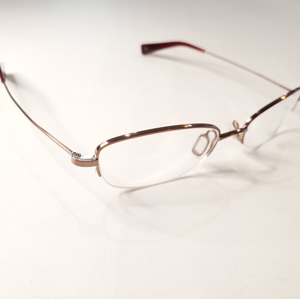 Oliver Peoples Eyeglasses Georgina Pink Gold 50 mm
